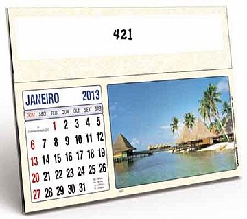 CALENDRIO DE MESA PEQUENO PINTURA personalizado - ref. 421 Z